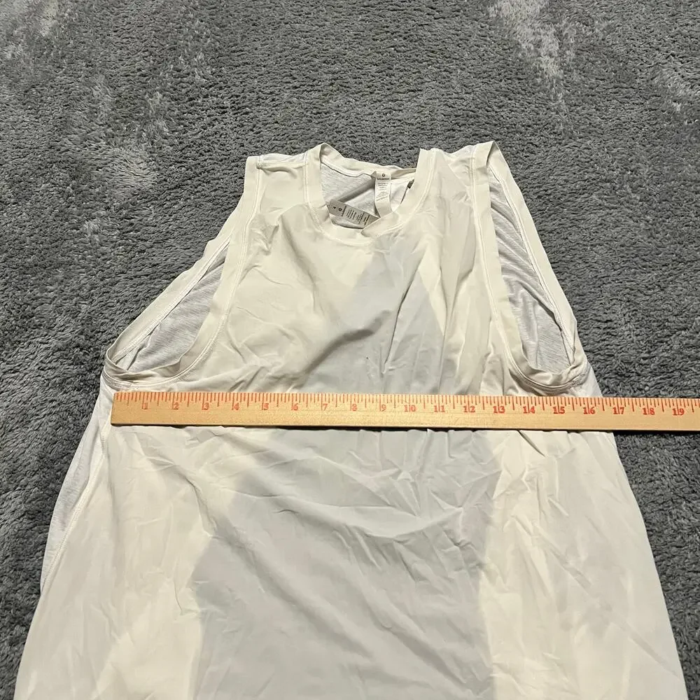 Lululemon Tank Top Shirt Womens 4 All Tied Up Tank Top Open Back **